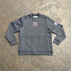 Texas A&M University Team Issued Athletic Fleece Crewneck Sweater
